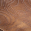 Elqid 65cm Wooden Bar Stool - Walnut - Notbrand