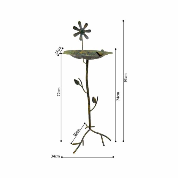 Lilypad on Branch Birdfeeder with Windmill - 93cm - Notbrand