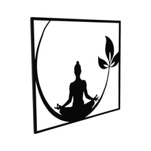 Laser-cut Meditation Buddha Wall Art - 61cm - Notbrand