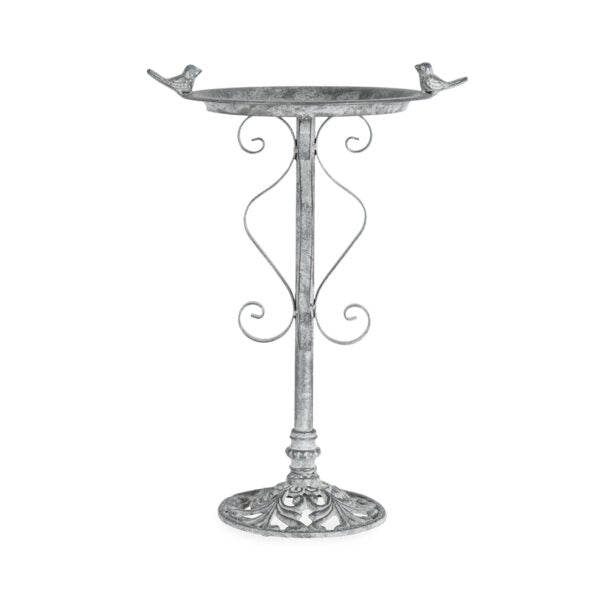 Coventry Bird Feeder on Ornate Stand - Distressed Grey - Notbrand