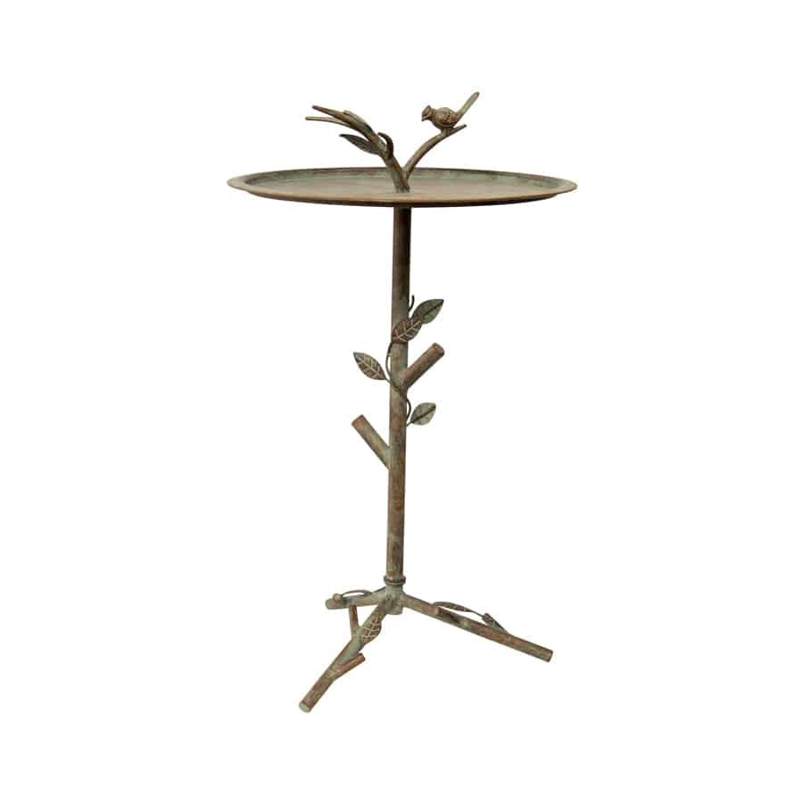 Provence Bird Feeder on Stand with Bird on Branch - 81cm - Notbrand