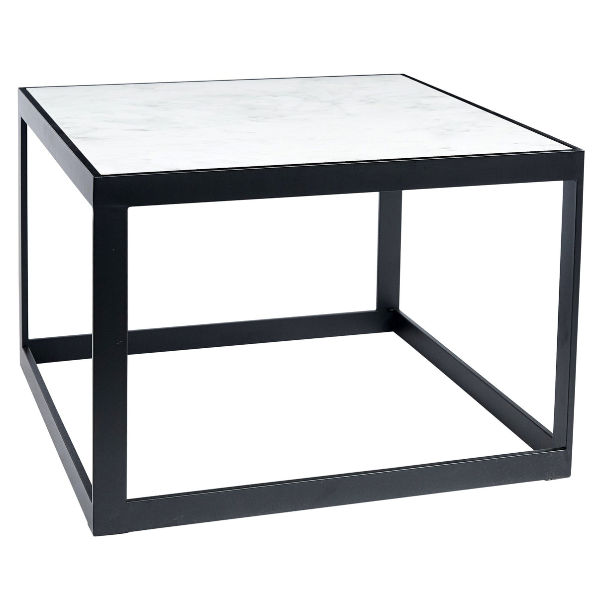 Room Square Metal Side Table - Black - Notbrand