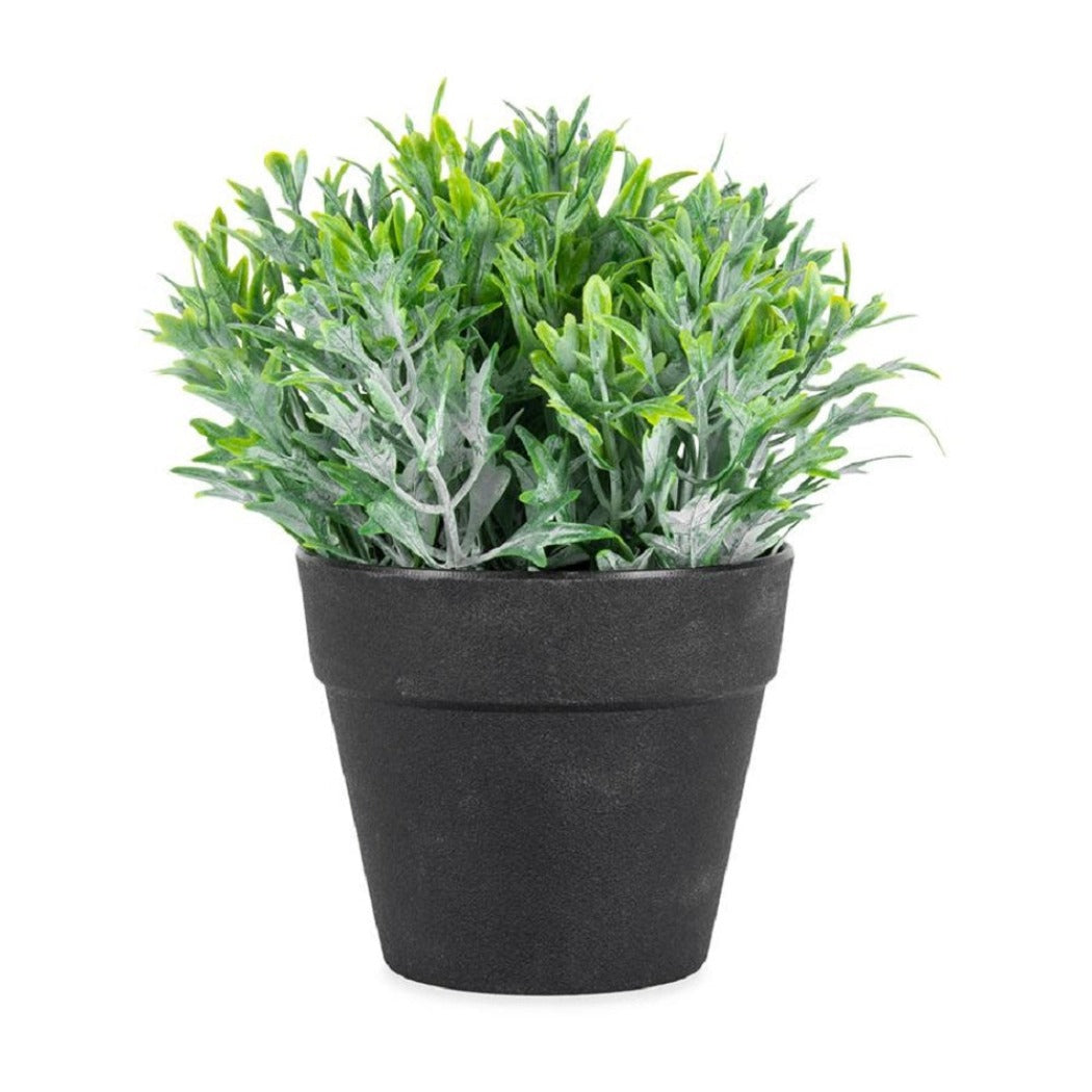 Potted Artificial Finger Grass New Pots - Green - Notbrand