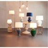 Fine Cotton Ceramic Table Lamp Base Emerald - Green - Notbrand