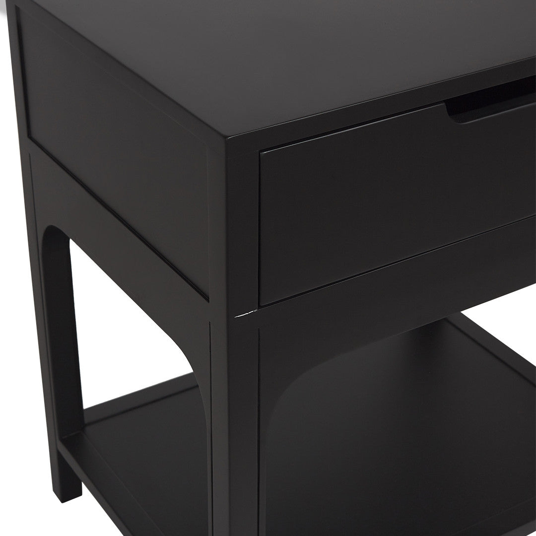 Arco Bedside Table Black - Notbrand