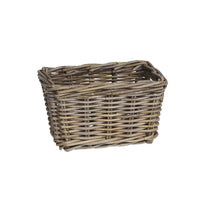 Set of 3 Corbeille Rattan Storage Baskets - Grey - Notbrand