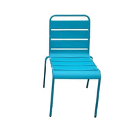 8 Slats Cancun Chair Blue - Notbrand