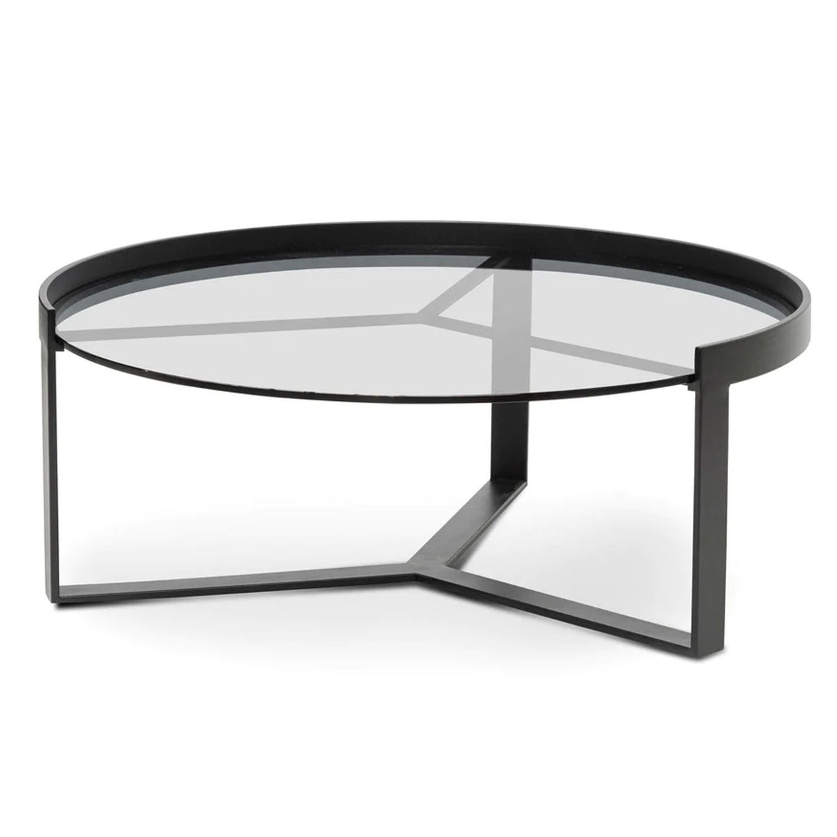 Advani Glass Coffee Table in - Large - Notbrand
