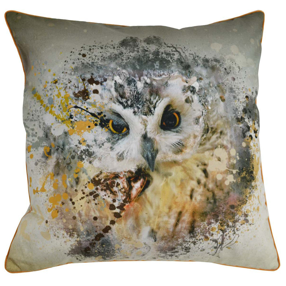 Owl Cotton Cushion Cover - Notbrand