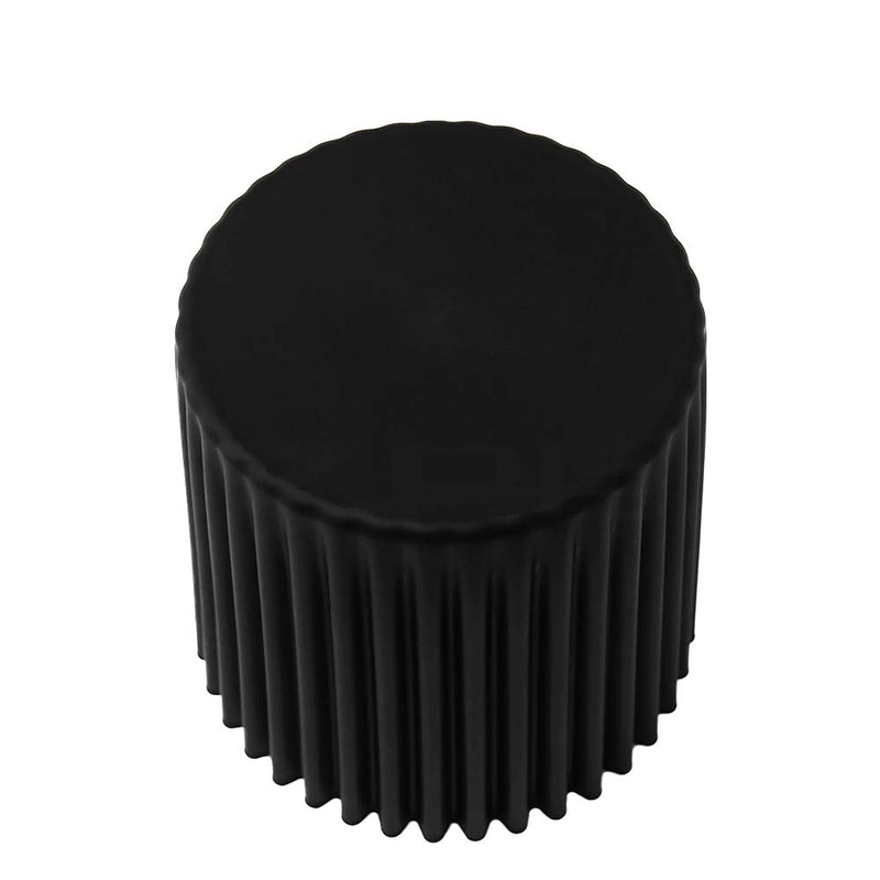 ArtissIn Cupcake Plastic Stacking Stool in Black - Set of 2