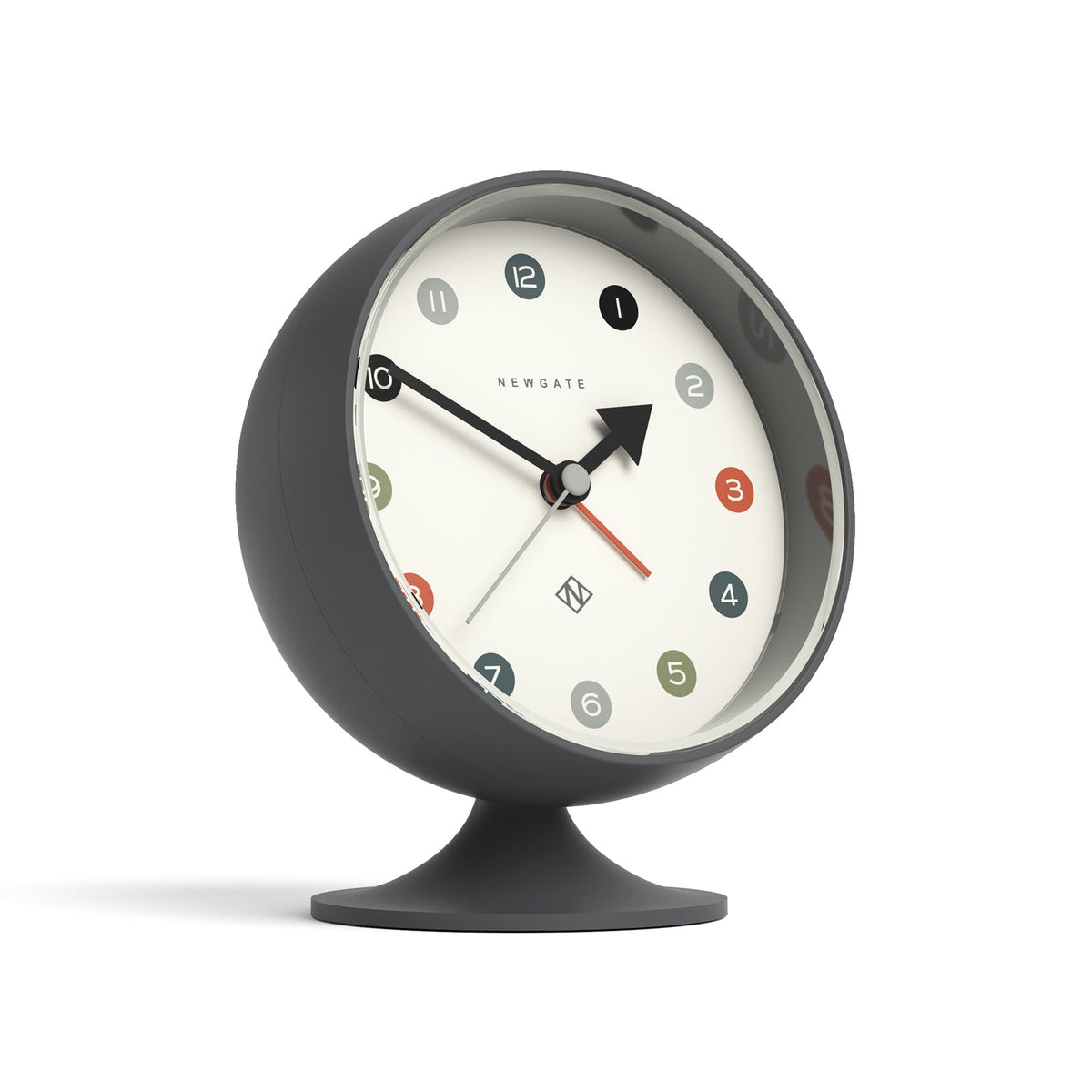 Newgate Spheric Alarm Clock Blizzard - Grey - Notbrand