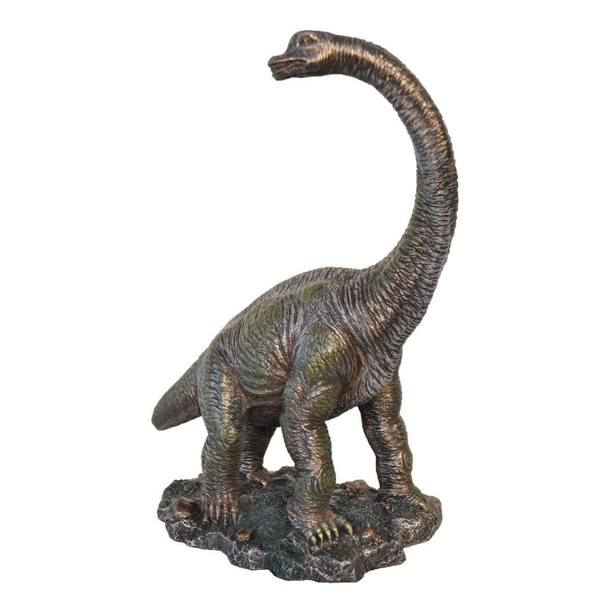 Brontosaurus Dinosaur Cold Cast Bronze Figurine - Notbrand