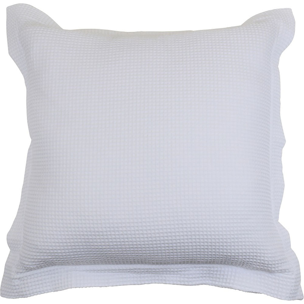 Amal Cotton Pillow Pair in White - Cover Only - Notbrand