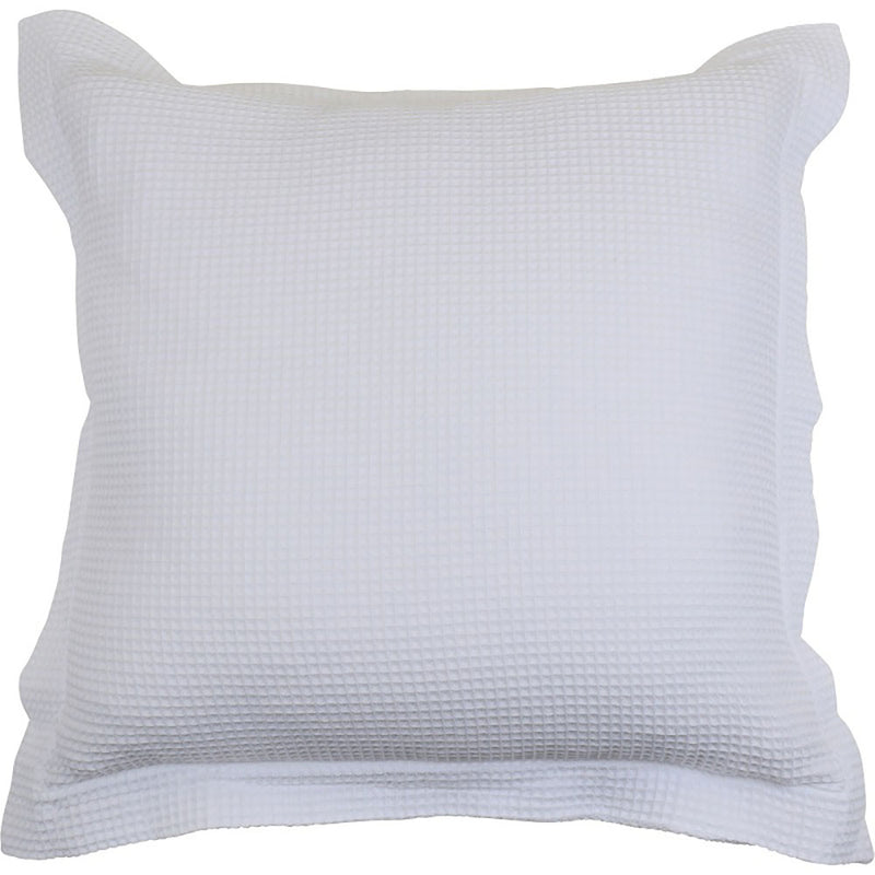Amal Cotton Pillow Pair in White - Cover Only - Notbrand