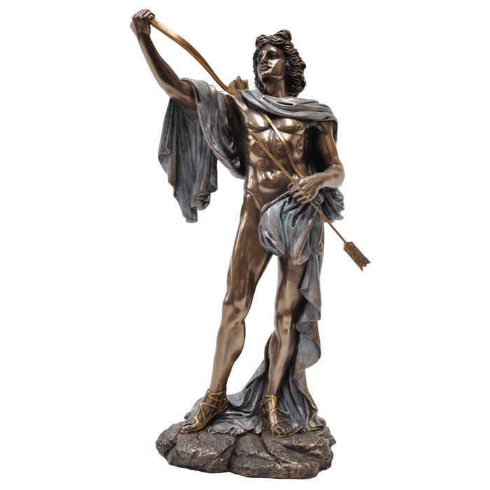 Apollo - Greek God Of The Sun Bronze Figurine - Notbrand