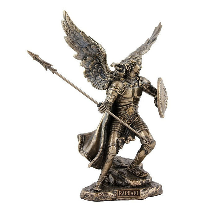 Archangel Raphael Bronze Figurine Small - Notbrand