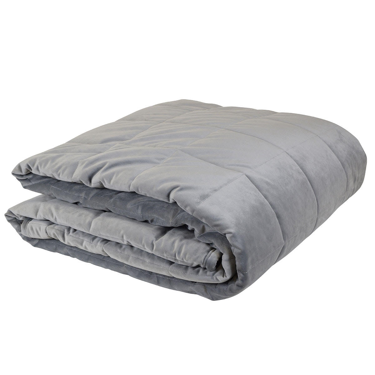 Aria Velvet Comforter - Silver - Notbrand