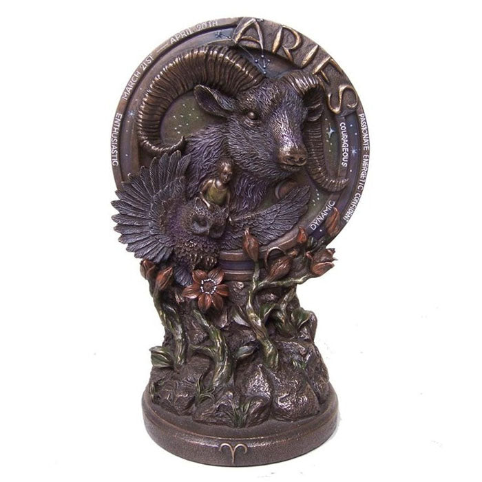 Aries Horoscope Bronze Figurine - Notbrand