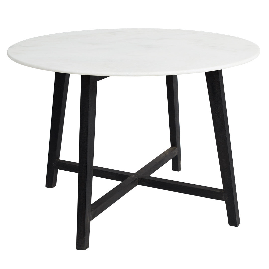Attic Round Dining Table with Marble Top - Notbrand