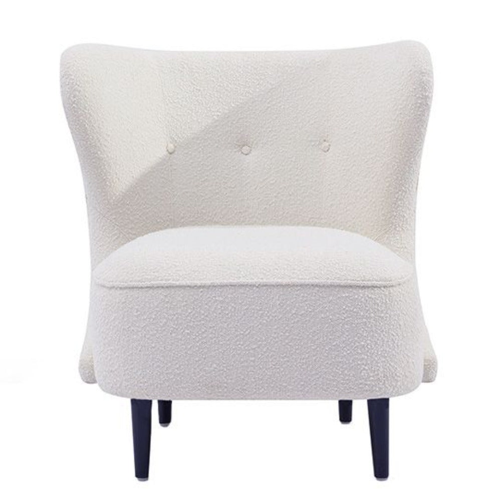 Abigail Occasional Chair - White Boucle - Notbrand
