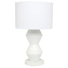 Abstract Table Lamp with Resin Base - White - Notbrand
