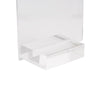 Acrylic Name Card Holder in Clear - Pack of 6 - Notbrand