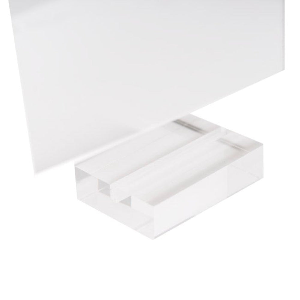 Acrylic Name Card Holder in Clear - Pack of 6 - Notbrand