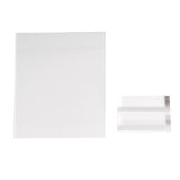 Acrylic Name Card Holder Pack 2 (12.5x18cmH) Clear - Notbrand