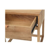 Alinar Wooden Bedside Table – Natural - NotBrand