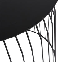 Alto Rebello Steel Side Table - Black - Notbrand