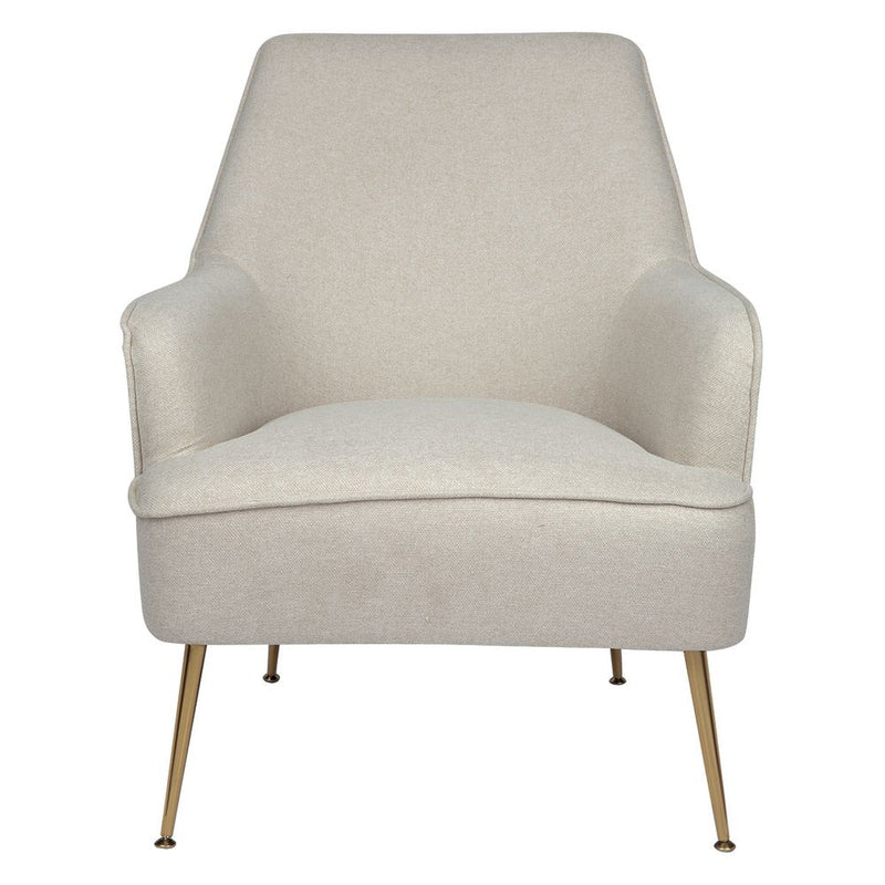 Anya Linen Occasional Chair - Natural - Notbrand