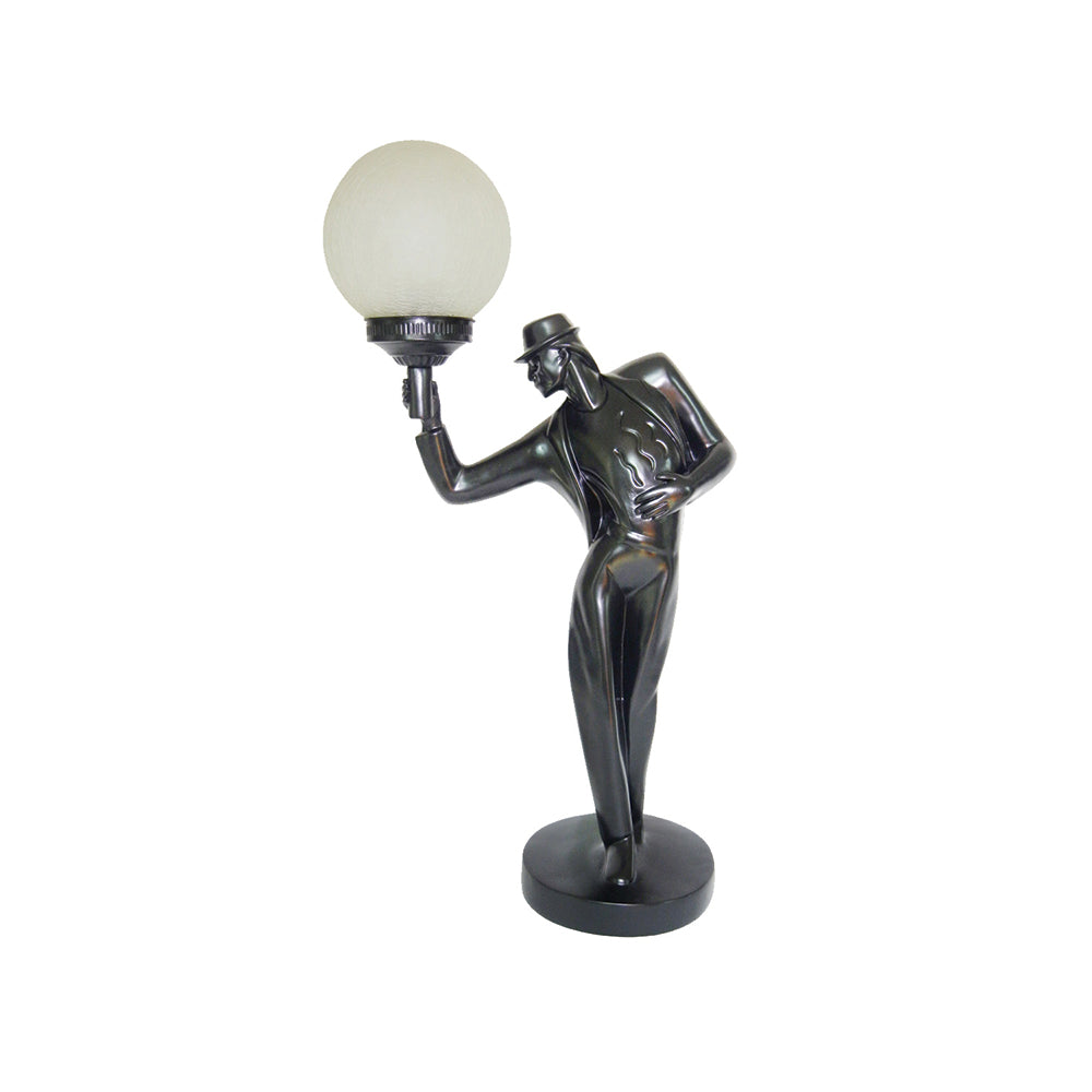 Arbah Art Deco Dancer Figurine Table Lamp - Notbrand