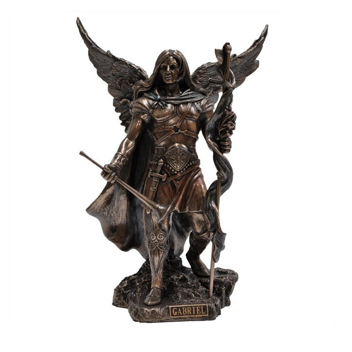 Archangel Gabriel Bronze Figurine Small - Notbrand