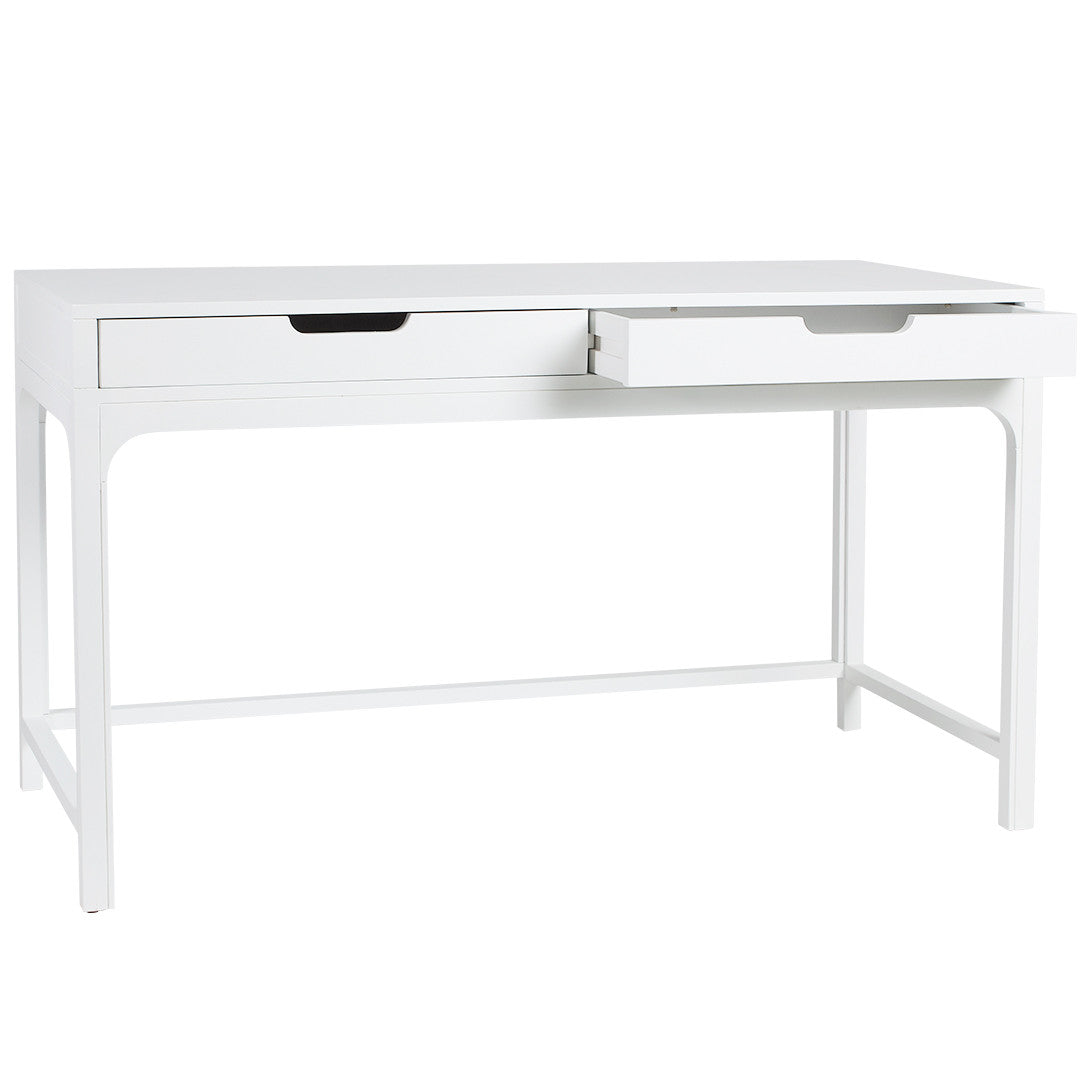 Arco Poplar Desk - White - Notbrand