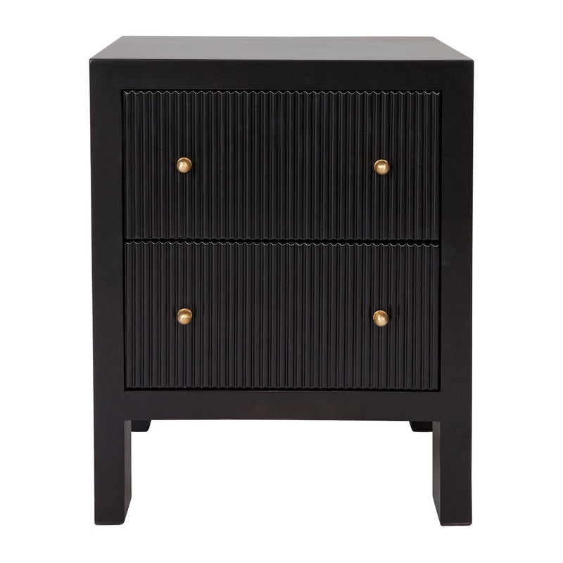 Ariana Bedside Table - Small Black - Notbrand