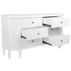 Arielle 6 Drawers Chest Buffet - White - Notbrand