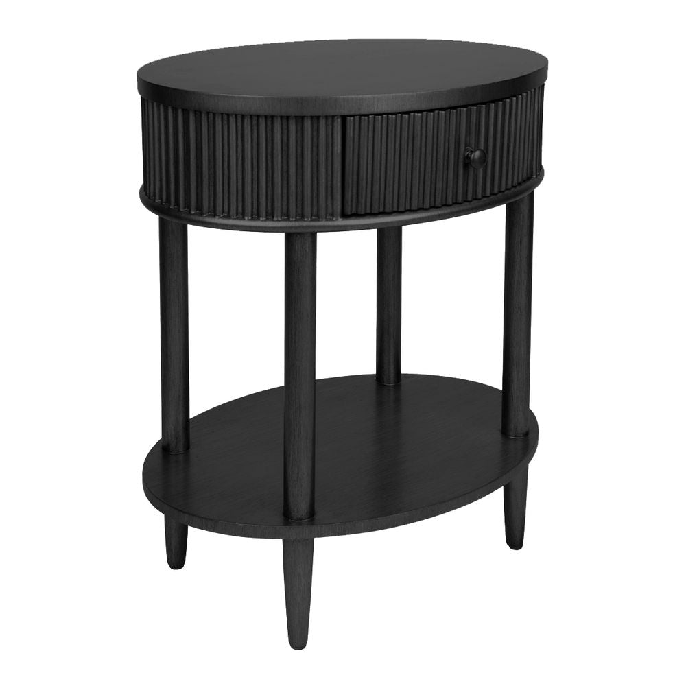 Arielle Black Bedside Table - Small - Notbrand