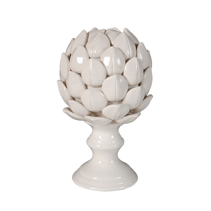 Brynne Ceramic Artichoke in  White - Large - Notbrand