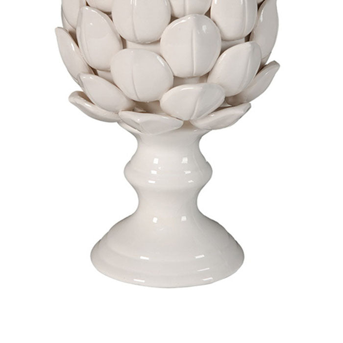 Brynne Ceramic Artichoke in  White - Large - Notbrand