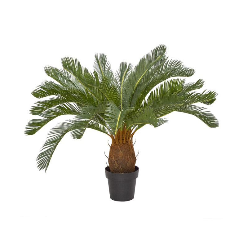 Artificial Cycas Palm Potted Green (93cm) - Notbrand