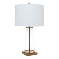 Aspen Glass Table Lamp - White - Notbrand