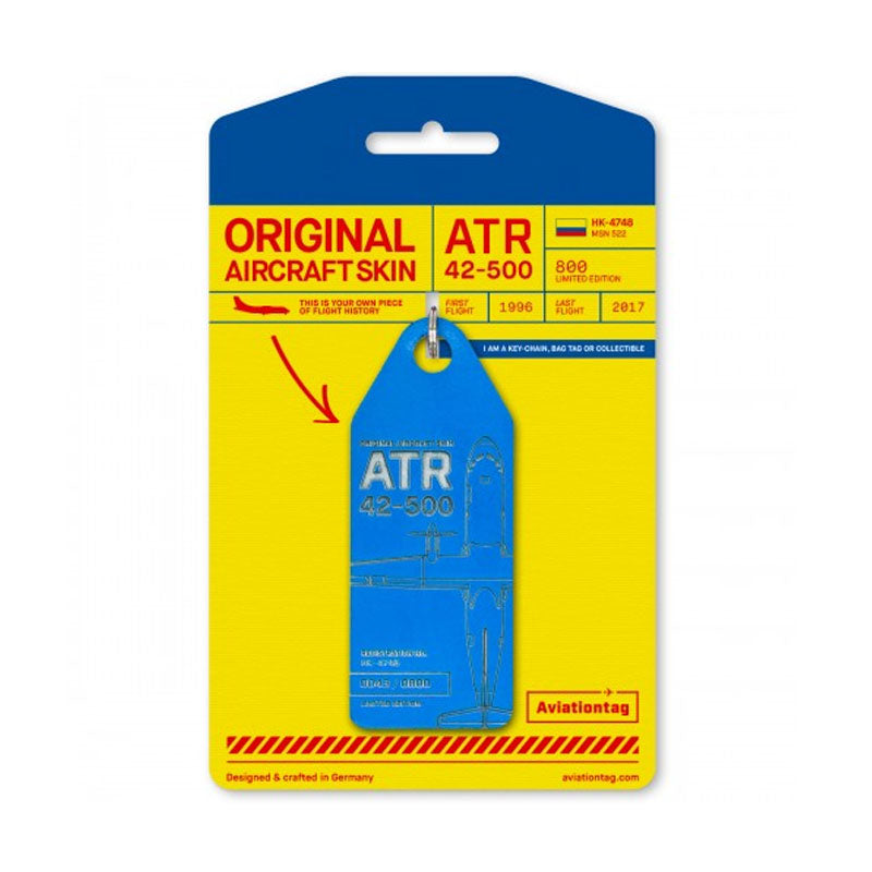 ATR 42 Satena Aviation Tag - Blue - Notbrand