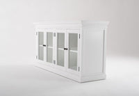 Halifax Timber Display Buffet with 4 Glass Doors - Notbrand