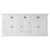 Halifax Timber Buffet with 5 Doors & 3 Drawers - Notbrand