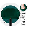 Artiss Swivel Nessah Velvet Bar Stools in Green Set - 2 Pieces - Notbrand