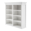 Halifax Buffet Hutch Unit with 8 Shelves - Classic White - Notbrand