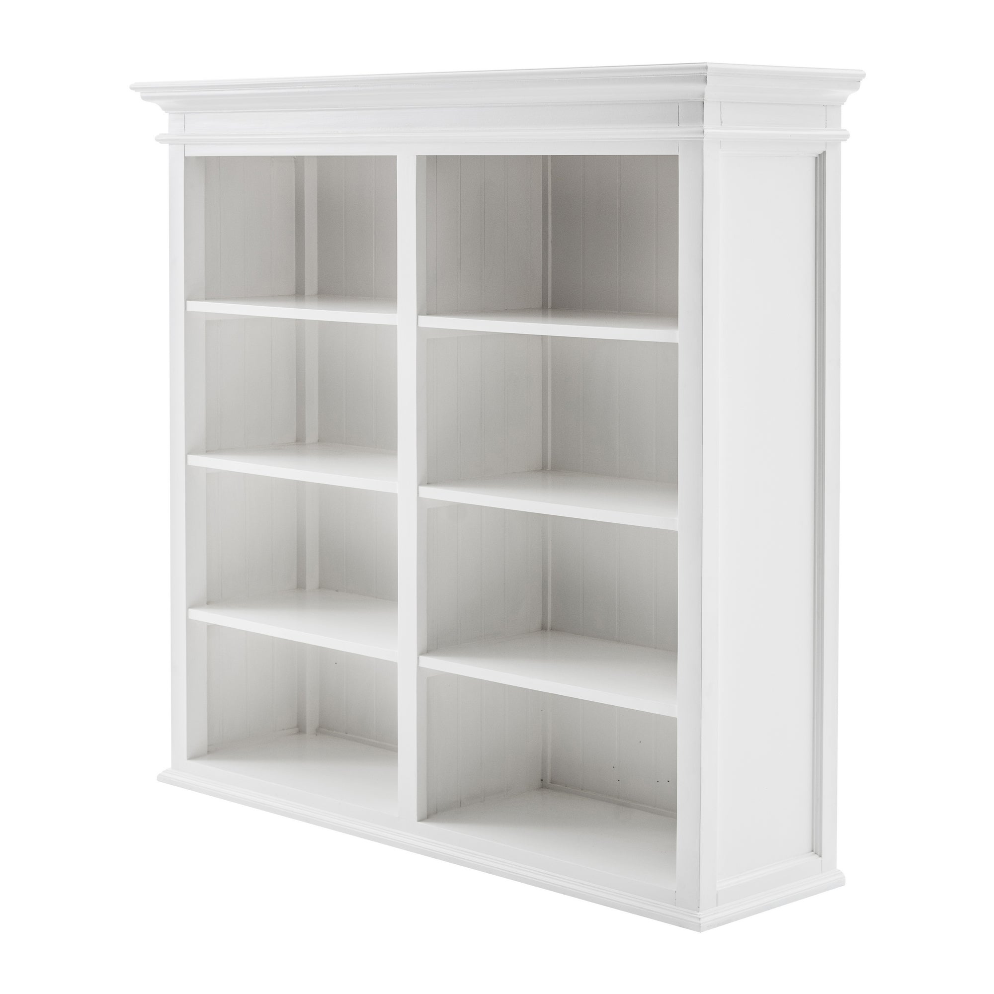 Halifax Buffet Hutch Unit with 8 Shelves - Classic White - Notbrand