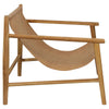 Bolan Teak Wooden Chair - Brown - Notbrand