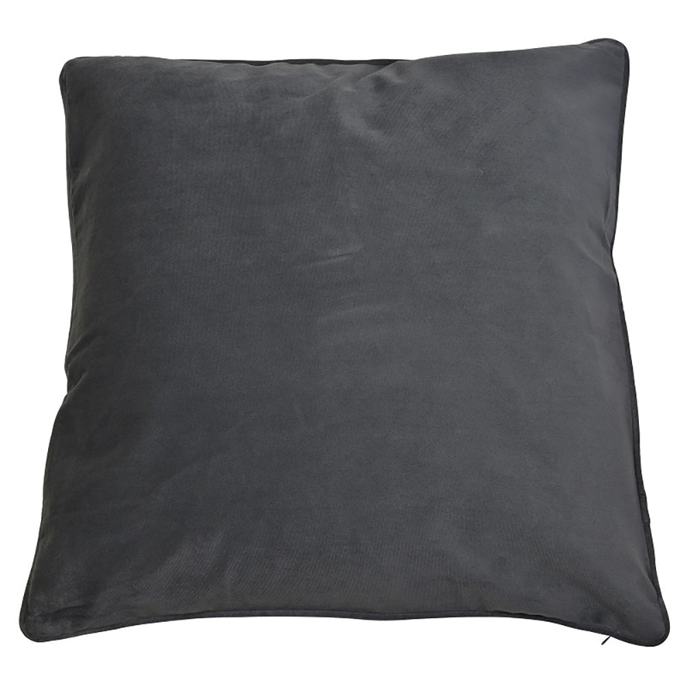 Bondi Velvet Cushion - Grey - Notbrand