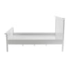 Halifax Solid Timber Bed - Classic White - Notbrand